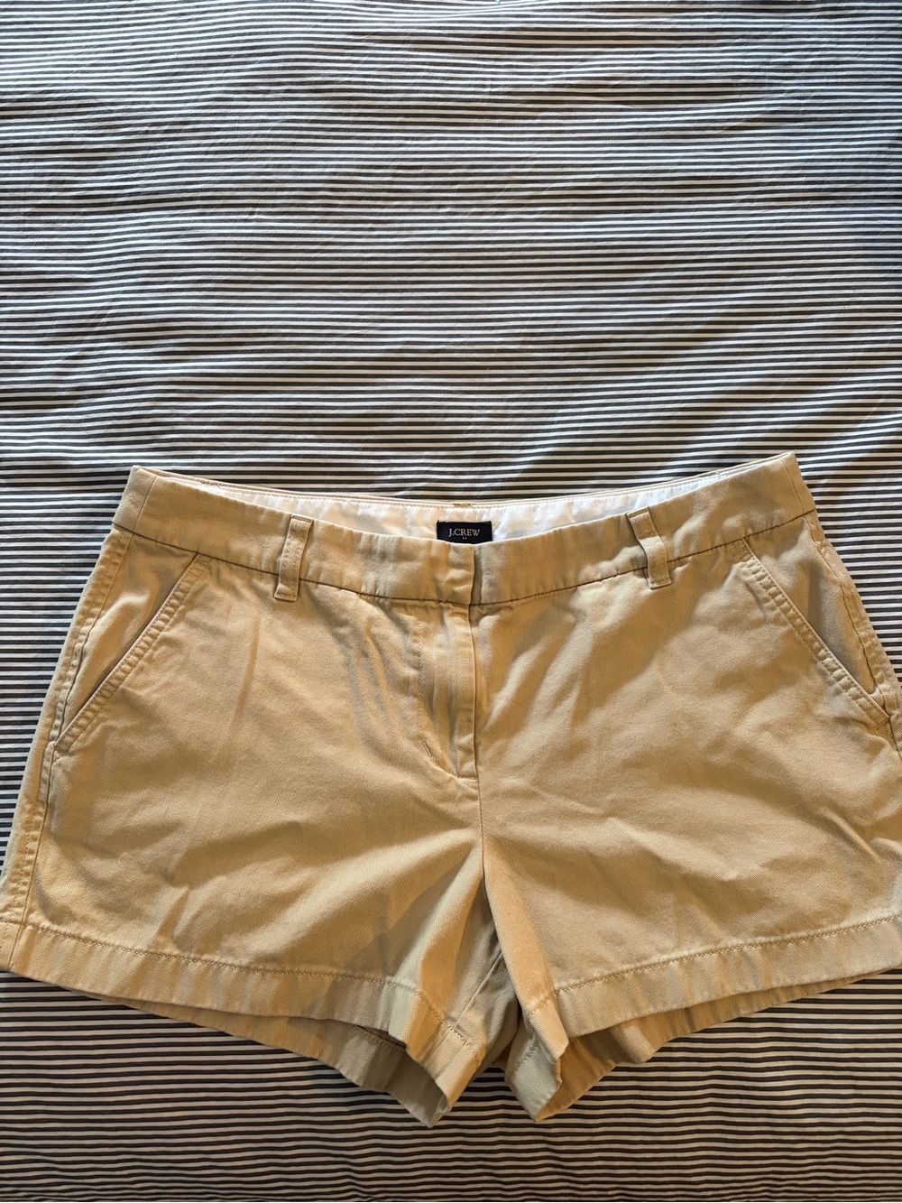 J. Crew Classic 5” Khaki Chino Shorts, Size 12